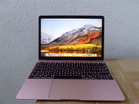Apple Macbook 12 Laptop A1534 Rose Gold 256 Gbssd 8gbram 2016