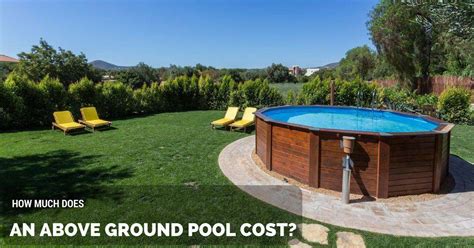 How Much Does An Above Ground Pool Cost The Rex Garden
