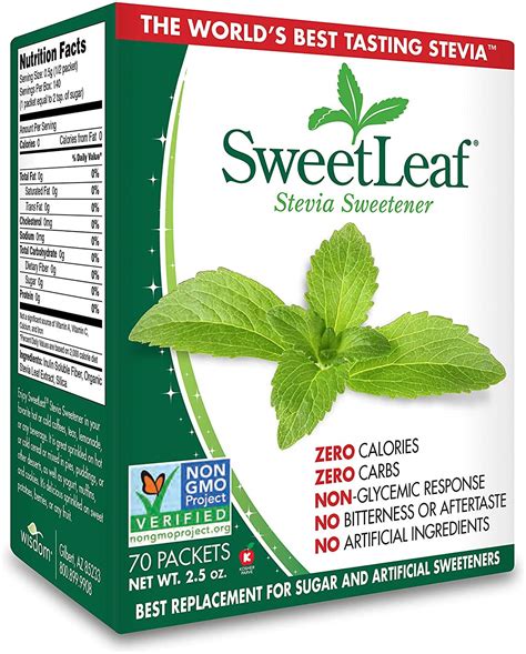 Sweetleaf Natural Stevia Sweetener 70 Count Uk Business