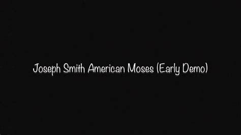 From the original broadway cast recording of the book of mormon, the fifteenth track: The Book Of Mormon: Joseph Smith American Moses {Early ...