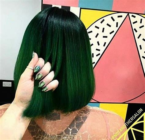 Notanothersalon Green Цветные прически Идеи для окраски волос