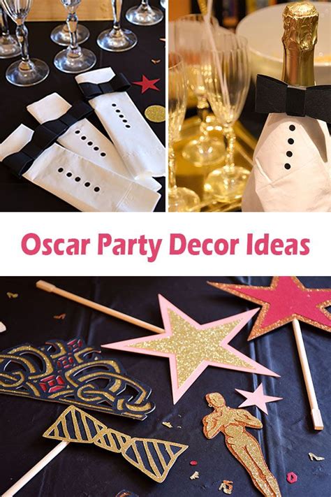 Oscar Party Decor Ideas With Cricut Oscar Party Decorations
