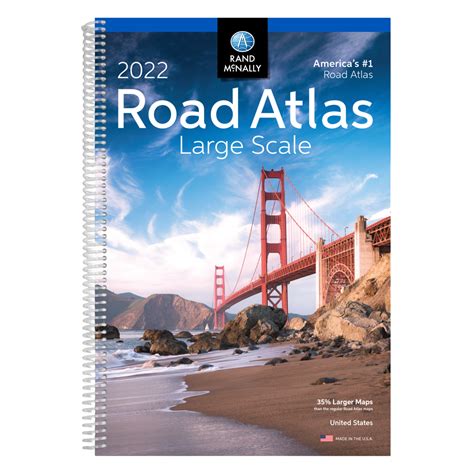 Rand Mcnally 2022 Large Scale Road Atlas Of Usa Geographia Maps