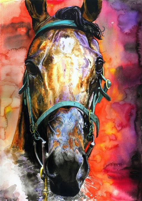 Amazing Watercolor Paintings Horse Watercolor Painting