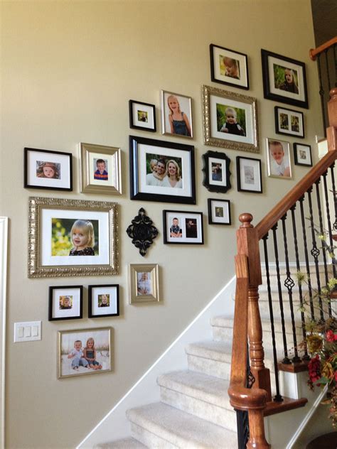 2030 Picture Frames On Staircase Wall