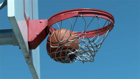 A Basketball Goes Through The Hoop Stock Footage Video 2905693