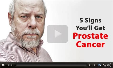 This means that cancer has spread to other parts of the body as well, well beyond the prostate gland. Dr. Brownstein 5 Signs You'll Get Prostate Cancer