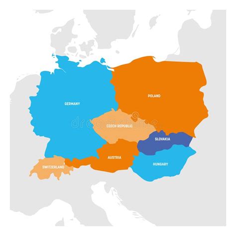 1 Vector Central Europe Map Free Stock Photos Stockfreeimages