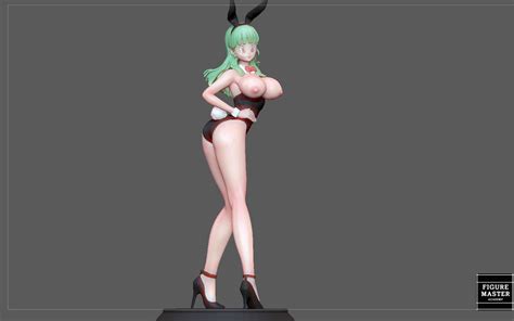 Bulma Bunny Sexy Naughty Version Statue Dragonball Anime Girl 3d Model
