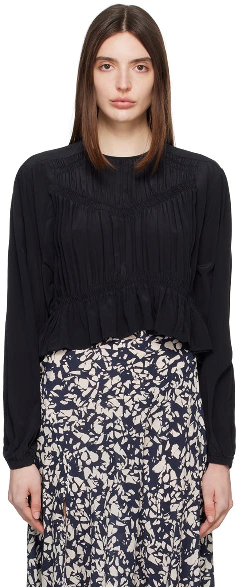 Isabel Marant Black Nelino Blouse Isabel Marant