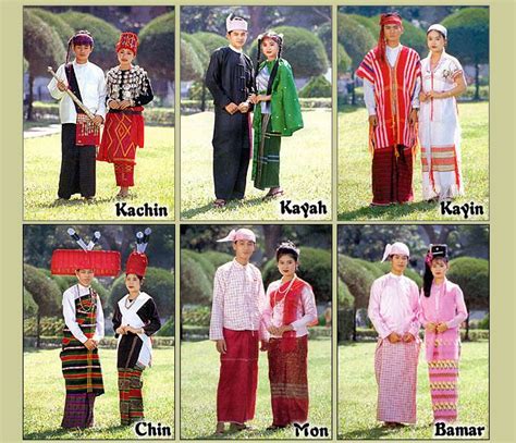 Traditional Costumes Of Myanmar Karen People Culture Day