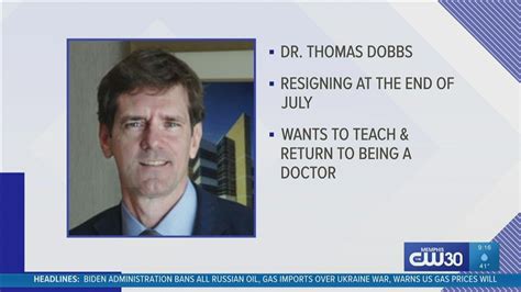MS Health Officer Thomas Dobbs Resigns From State Department Of Health