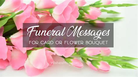 Funeral Messages For Funeral Flowers Or Cards Wishesmsg
