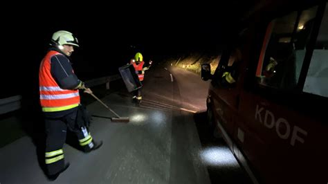 Feuerwehreinsatz Kilometer Lange Lspur Besch Ftigte Vier