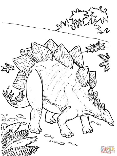 Stegosaurus Coloring Page Get Pages Sketch Coloring Page Porn Sex Picture