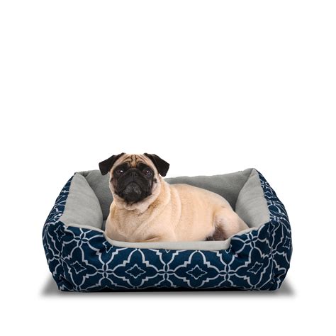Vibrant Life Cuddler Style Pet Bed Small Navy