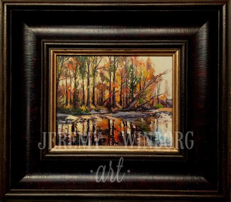 Cottonwood Creek Original Study Sold Jeremy Winborg Art