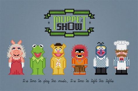 The Muppet Show Cross Stitch Pattern Cross Stitch Patterns Cross