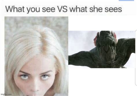 What You See Vs What She Sees Imgflip