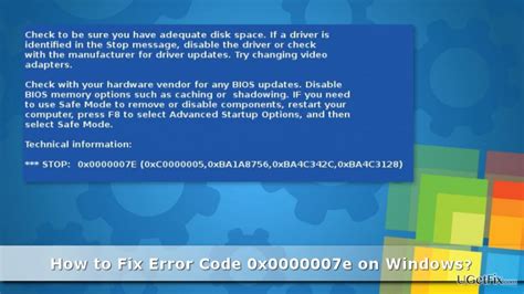Cómo Solucionar El Código De Error 0x0000007e En Windows Online Stream