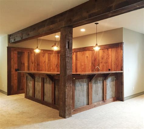 This Basement Bar Is One Of A Kind Rustic Basement Rustic Basement