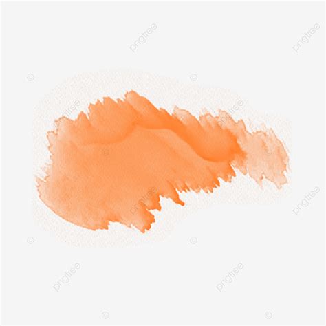 Orange Watercolor Hd Transparent Orange Watercolor Background