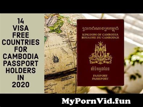 VISA FREE ENTRY COUNTRIES FOR CAMBODIAN PASSPORT HOLDERS ONE STEP