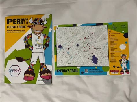 Commonwealth Games Birmingham 2022 Official Perry Mascot Trail Map