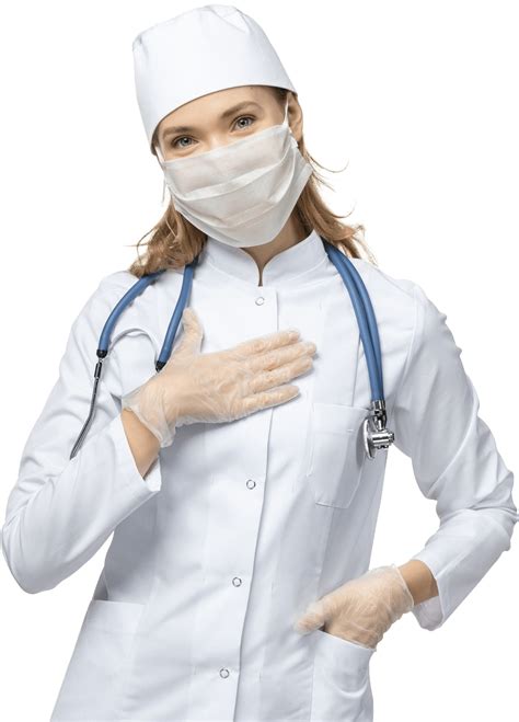 Female Doctor Medical Suit Stethoscope Nurse Png Female Doctor