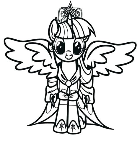 Printable coloring pages for kids. My Little Pony Unicorn Drawing | Free download on ClipArtMag