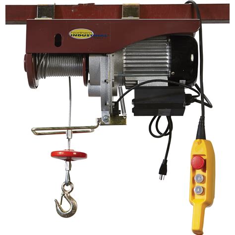 Northern Industrial Tools Heavy Duty Electric Hoist — 2000 Lb Double