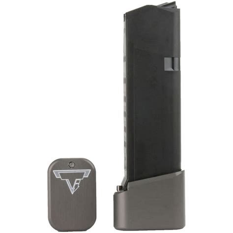 Taran Tactical Innovation Base Pad For Glock 1923 45 Titanium