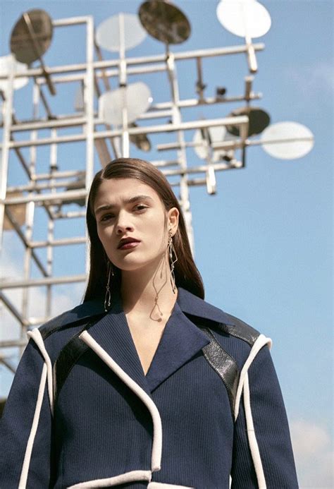 Alexandra Micu Models Louis Vuitton For Bazaar Romania Cover Story