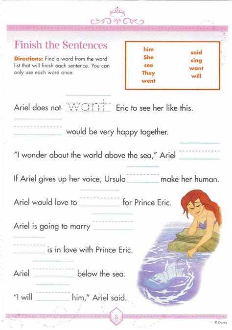 Disney Princess Preschool Worksheets In 2020 Kindergarten Worksheets