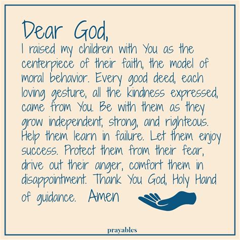 Prayer For My Children Prayables