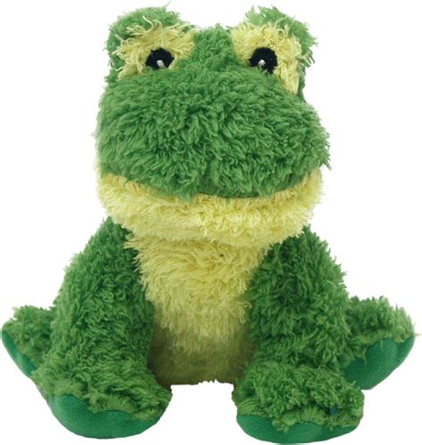 Multipet Look Whos Talking Frog Plush Dog Toy