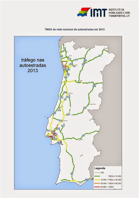 Auto Estradas De Portugal Mapa Mapa