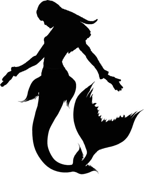 Ariel Silhouette Mermaid Drawing Clip Art Silhouette Mermaid Clipart