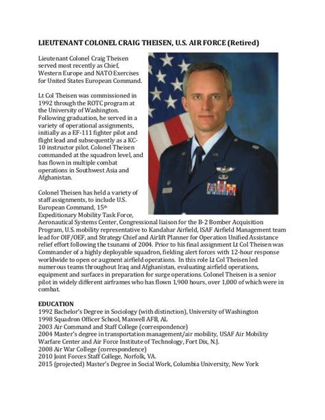 Air Force Bio Template Williamson