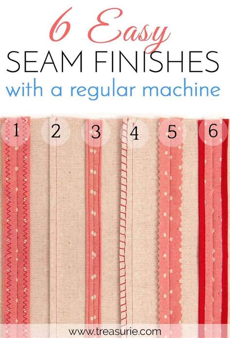 Seam Finishes 6 Best Seam Finishes For Fabric Beginner Sewing Projects Easy Sewing For