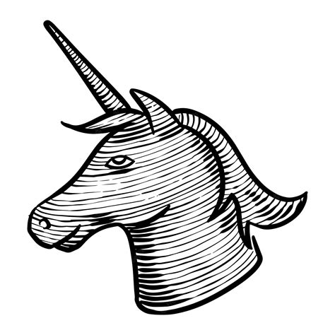 Premium Vector Hand Drawn Unicorn Vector Illustration Animal