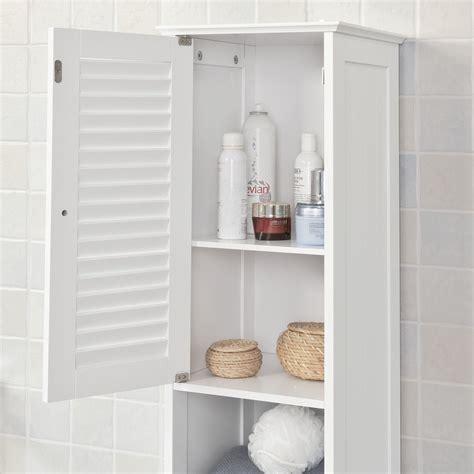 Sobuy® Frg236 W Free Standing Tall Bathroom Cabinet Storage Cupboard