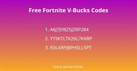 35 Free Fortnite V Bucks Codes Followchain