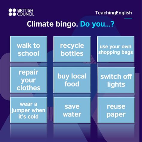 Bingo In Pairs Small Teachingenglish British Council