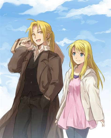 Winry Rockbell Edward Elric Page 2 Zerochan Anime Image Board