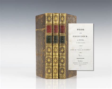 The remarkable english writer jane austen is one of the few women of the 19th century who dared to make a living using her pen. Pride and Prejudice Jane Austen First Edition Rare Book