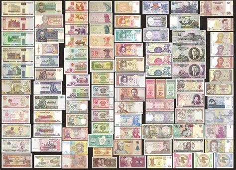 details about world 100 pcs uncirculated banknote set 35 different countries genuine currency