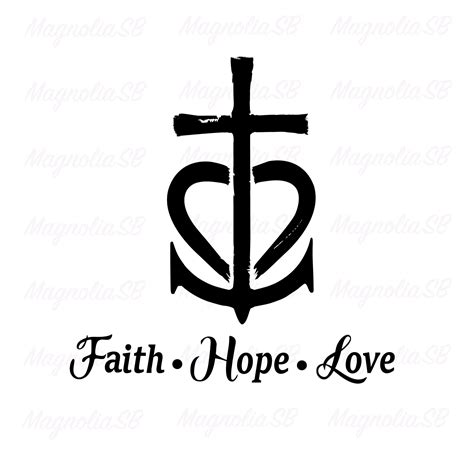 Understanding Faith Hope And Love Svg