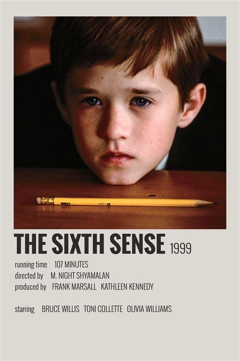 The Sixth Sense By Maja Movie Posters Minimalist Indie Movie Posters