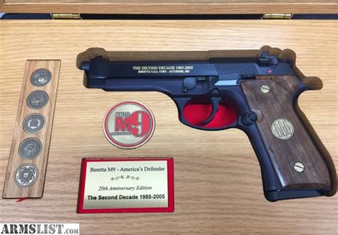 Armslist For Sale Beretta M9 Pistol 20th Anniversary Edition Nib